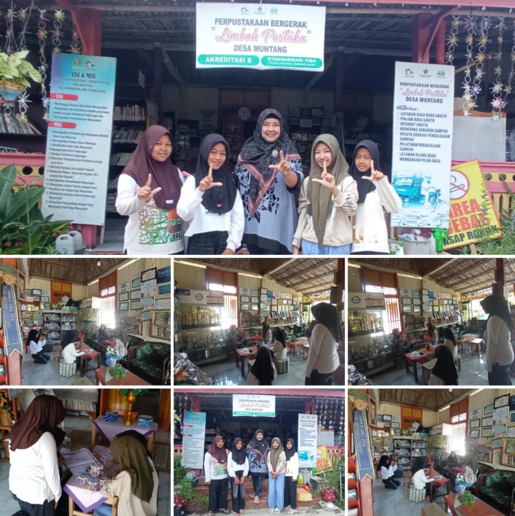 Limbah Pustaka Fasilitasi Siswa SMP N 2 Kemangkon untuk Tugas Wawancara Bahasa Indonesia