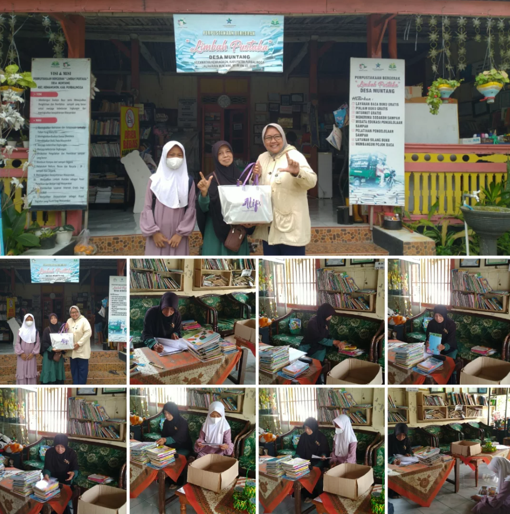 Melalui Program 'Layan Silang Buku', Limbah Pustaka Bantu Rintisan Pojok Baca TPQ Assyamyah