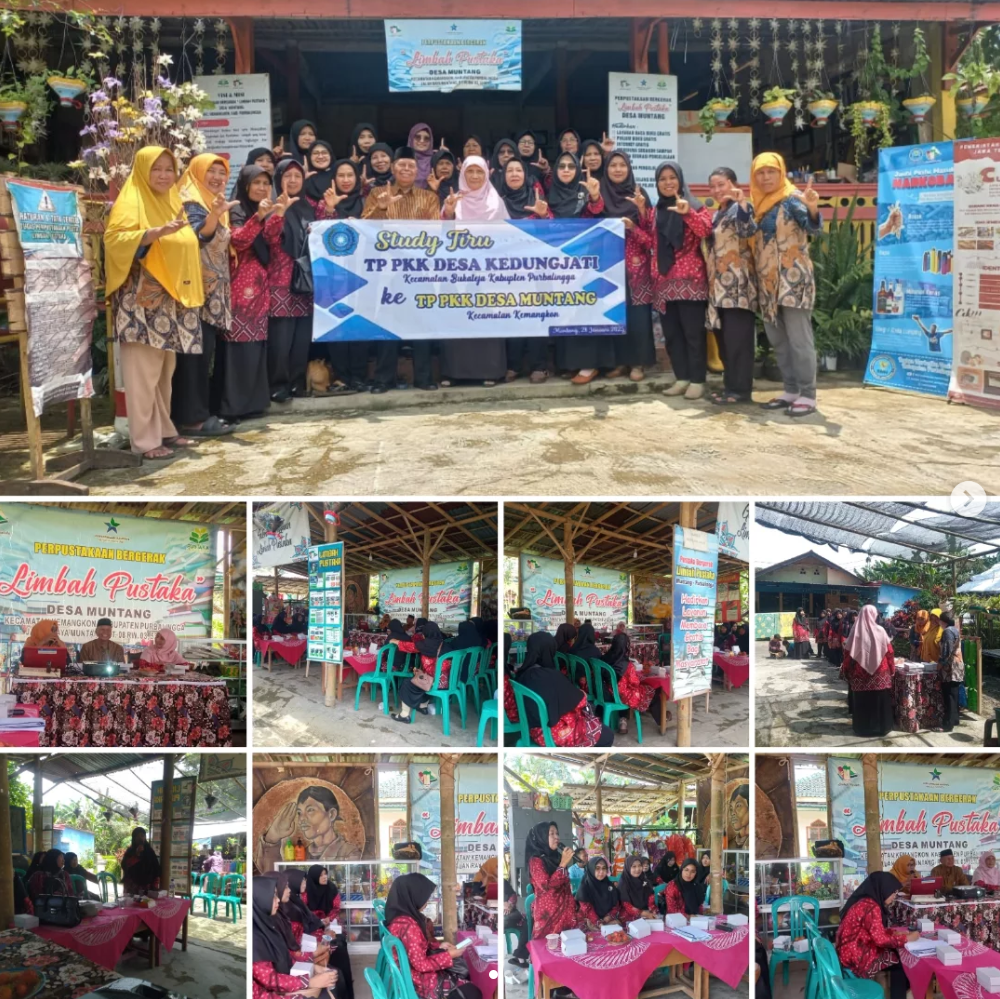 'Studi Tiru' TP PKK Desa Kedungjati ke Limbah Pustaka, Siap Adopsi Ilmu Pengelolaan Perpustakaan dan Sampah